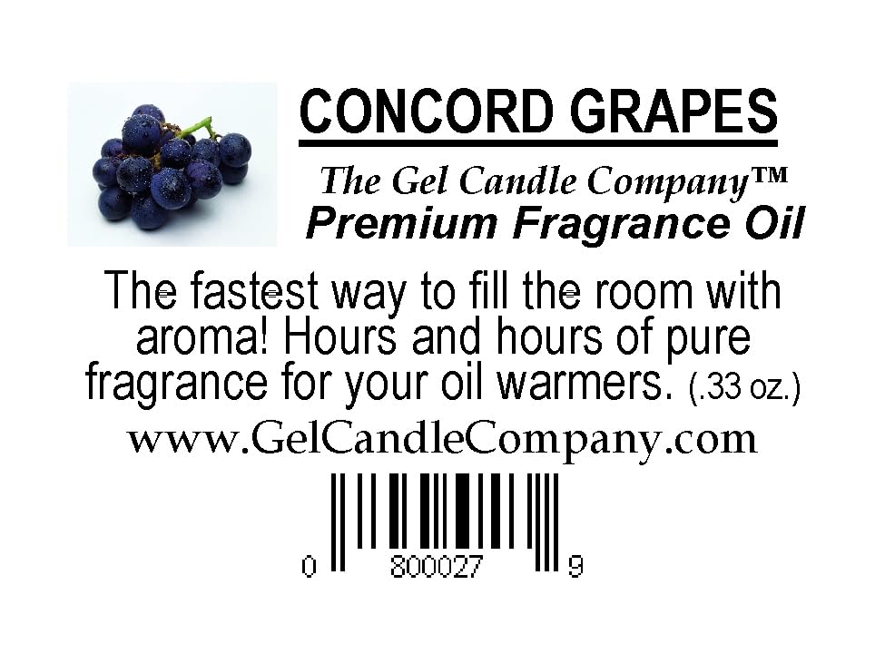 Concord Grapes fragrance oil 10 ml dropper bottle
