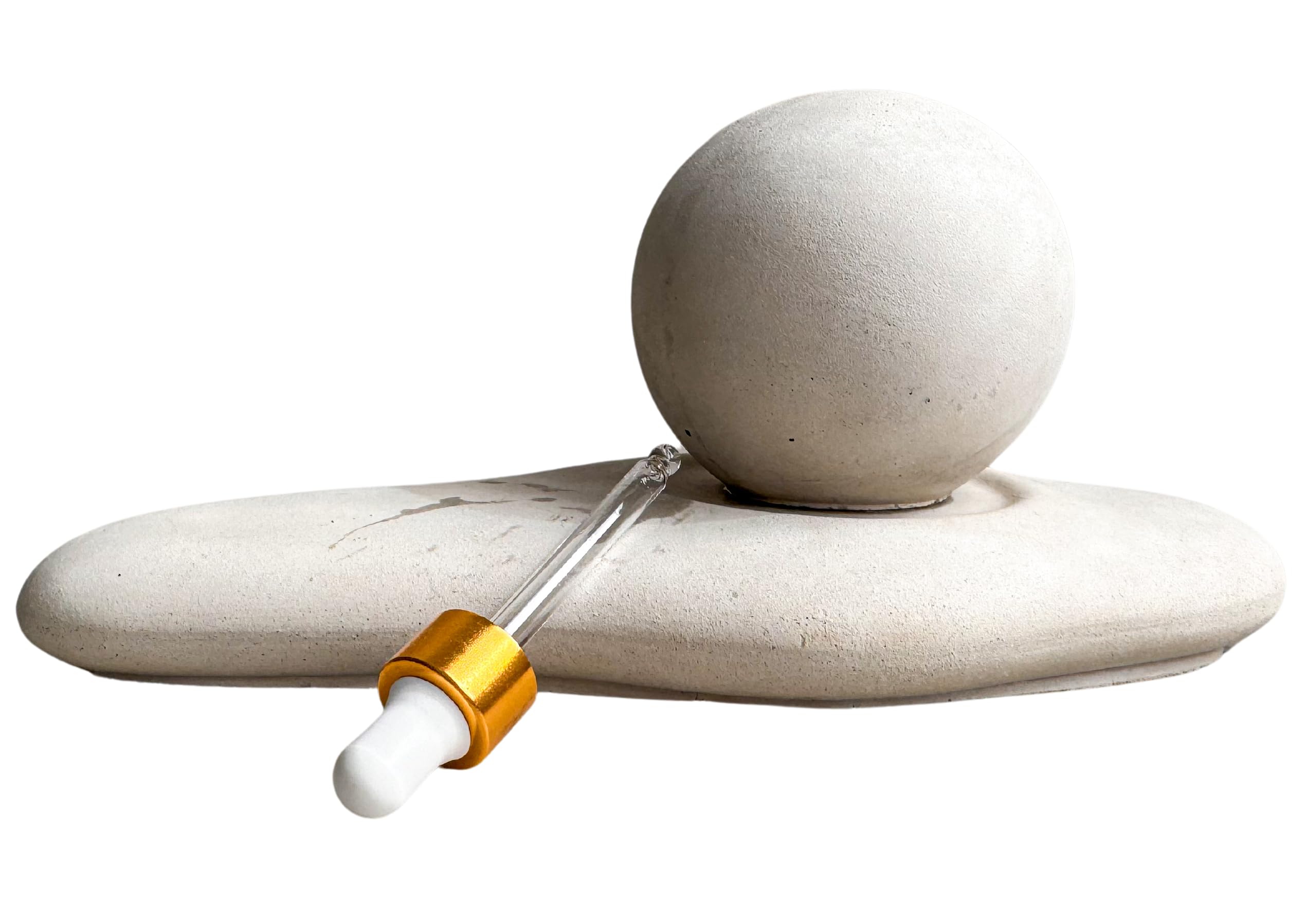 Concrete essential oil diffuser sphere image
