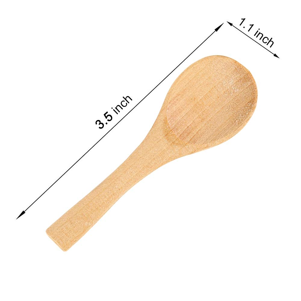 Wooden spoons for coffee tea stirring