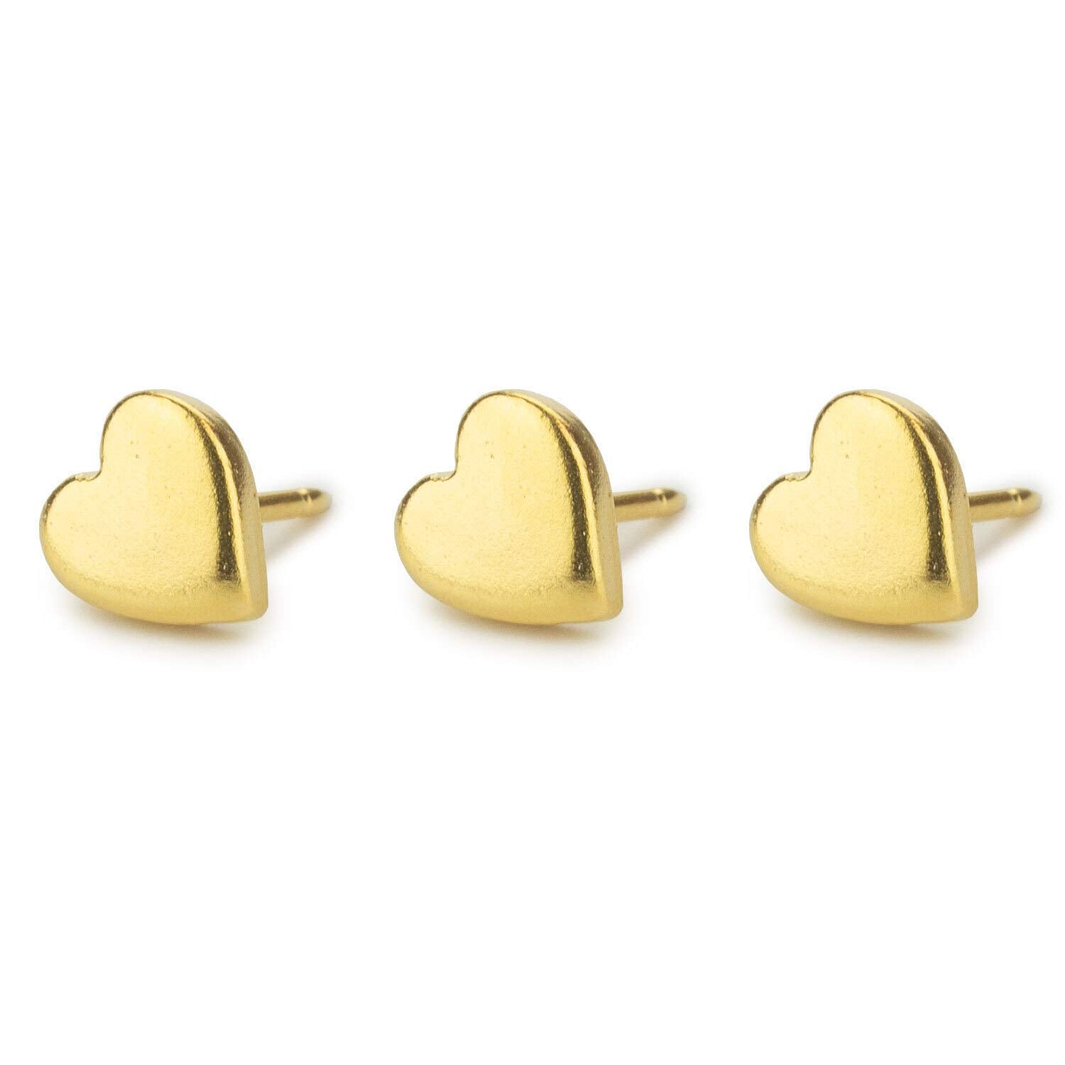 Conquest Maps Gold Heart Map Push Pins set 3