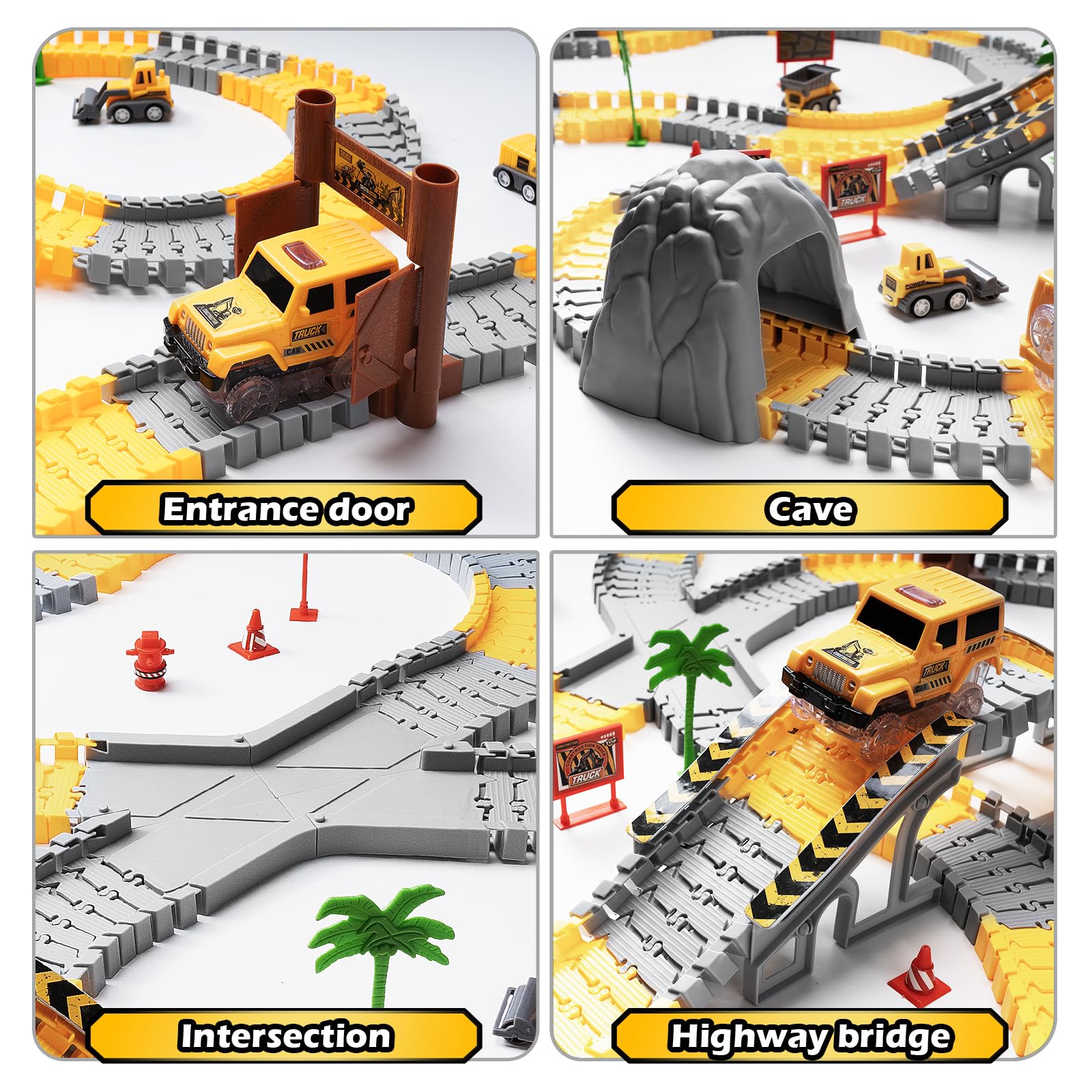 arc tracks y-tracks and bridges in play layout