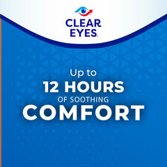 Rewets lenses and removes particles with Clear Eyes Relief Eye Drops