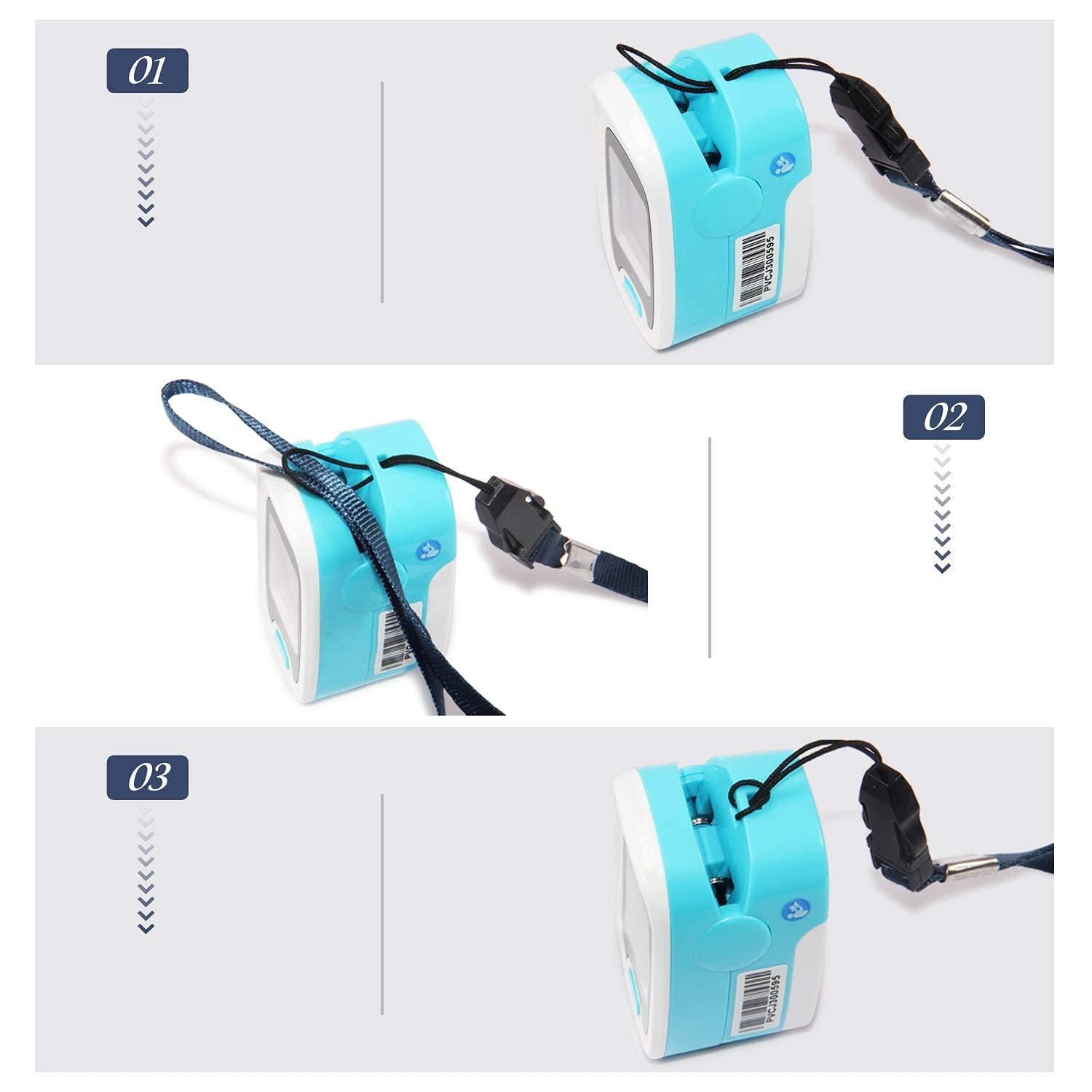 Carrying pouch included with CONTEC oximeter