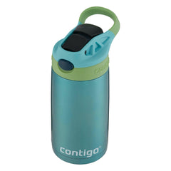 13oz Contigo Kids Water Bottle Green/Blue