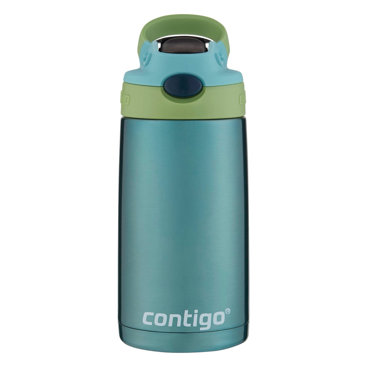 Contigo Kids Water Bottle Green/Blue 13oz