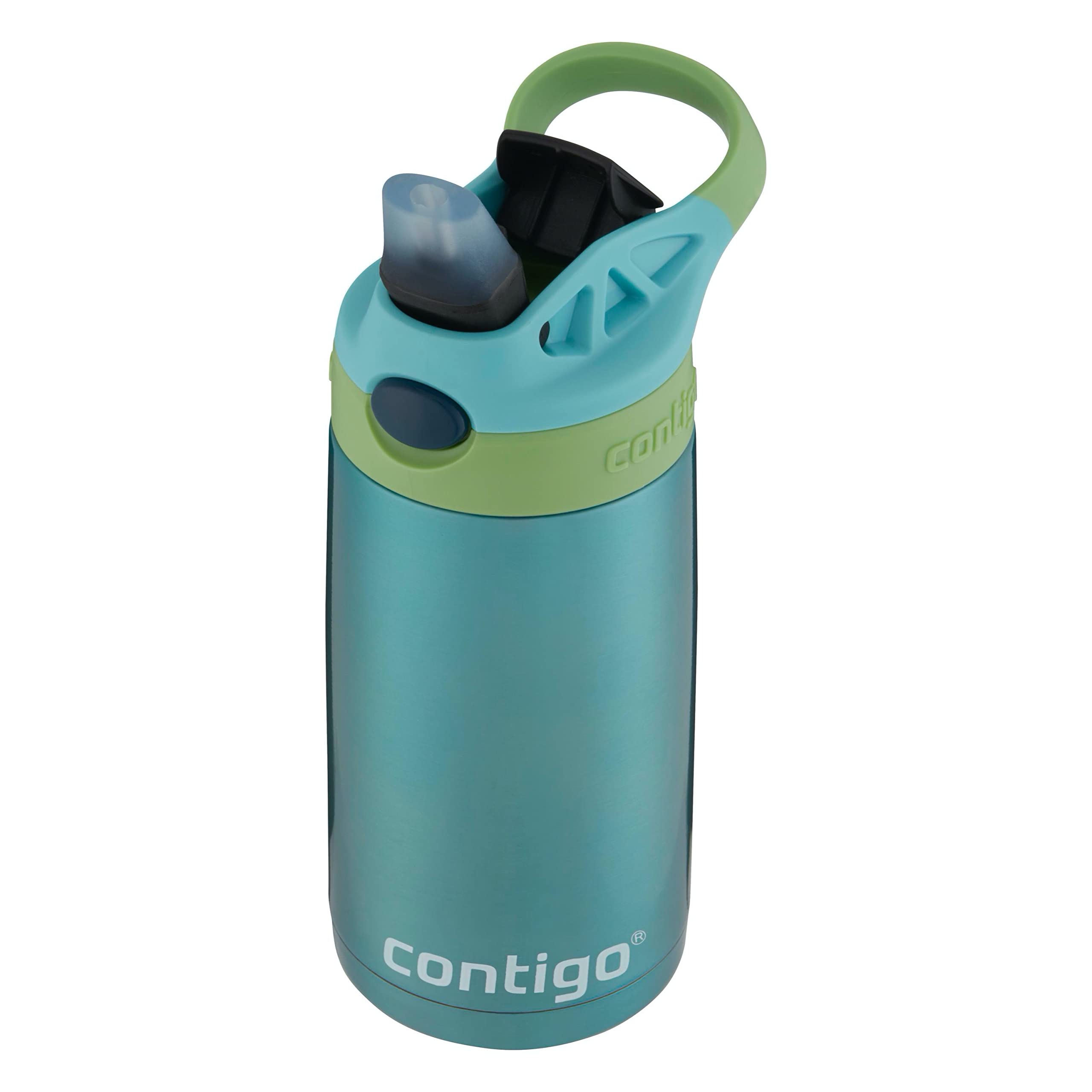 Contigo Kids Water Bottle 13oz Green/Blue