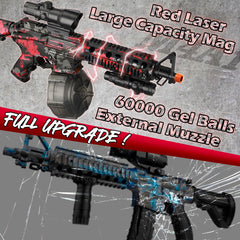 60,000 gels included with Large Electric Gel Splat Blaster