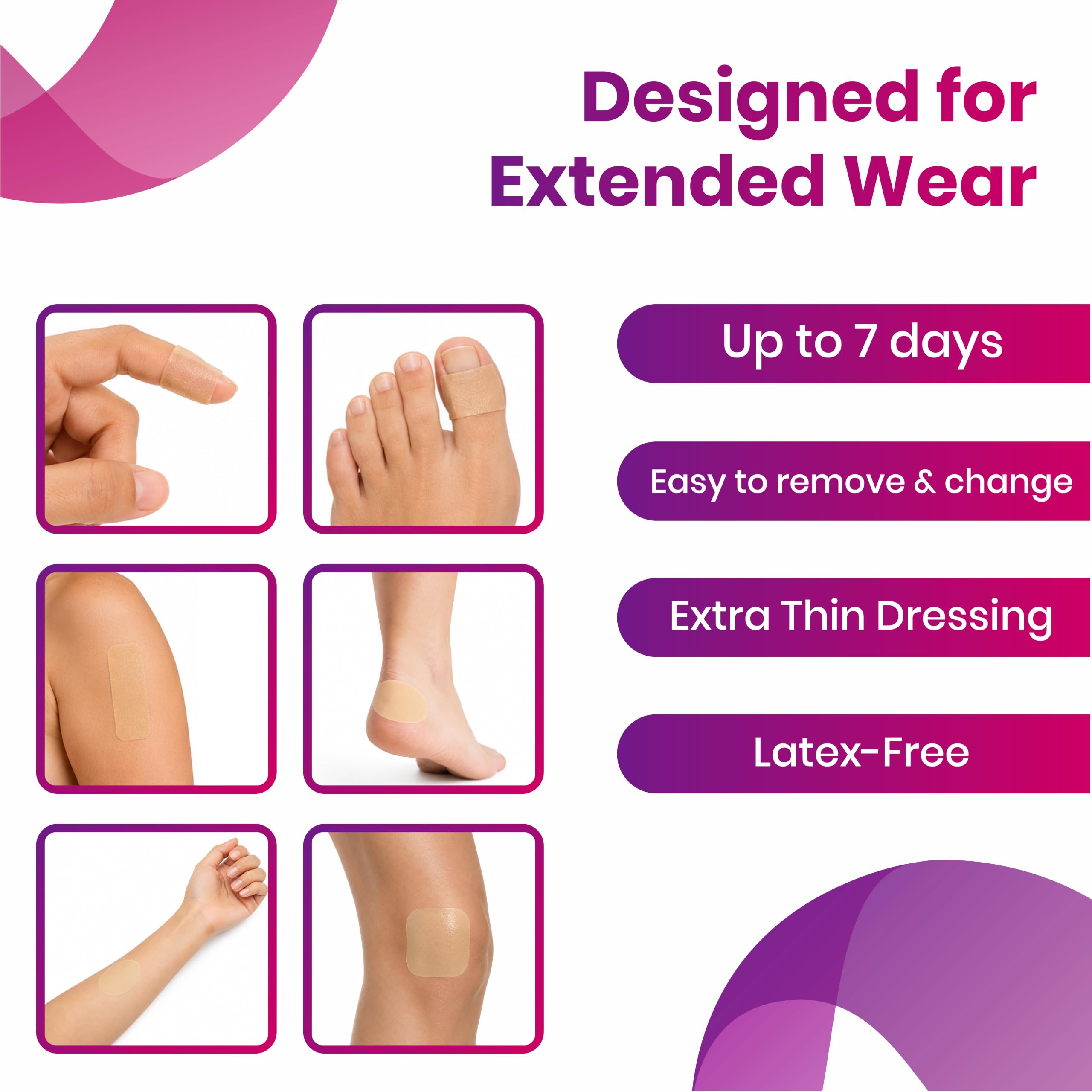 4x4 square dressing for varied wounds DuoDERM CGF