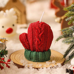 Gloves shaped candle by Cooary