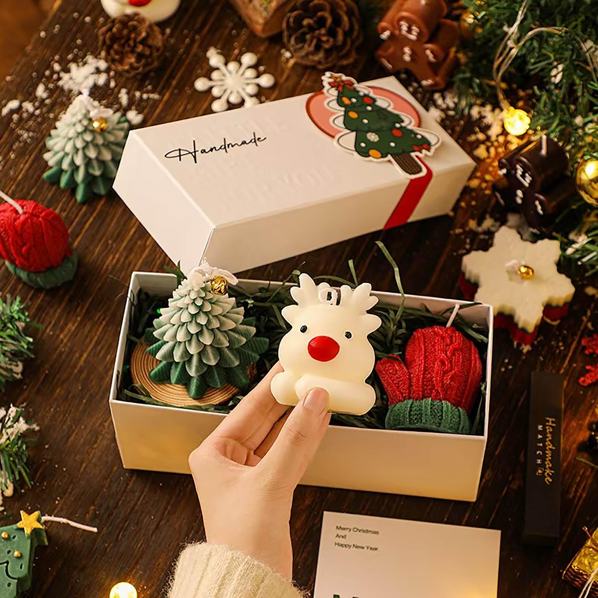 Xmas tree shaped candle by Cooary