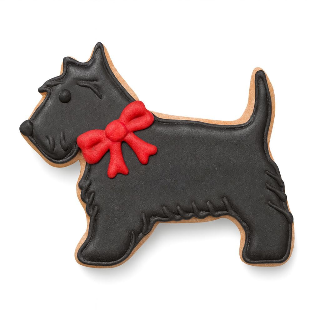 3.5 inch Scottie dog cookie cutter open box