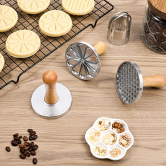 Cookie cutter tool sizes 8cm 7cm 6cm 5cm 4cm laid out