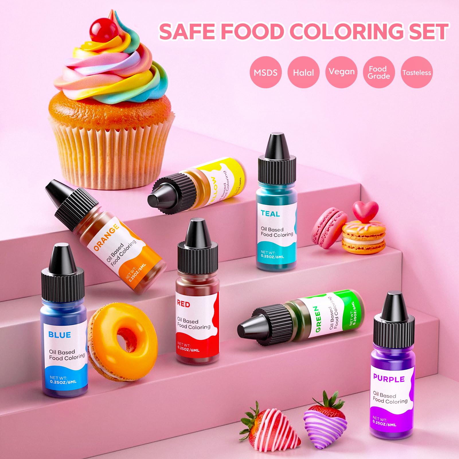 Cookie fondant coloring kit for home bakers and hobbyists