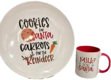 Cookies For Santa plate 10 inch melamine
