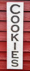 Handcrafted in North Carolina Cookies sign for farmhouse kitchen decor