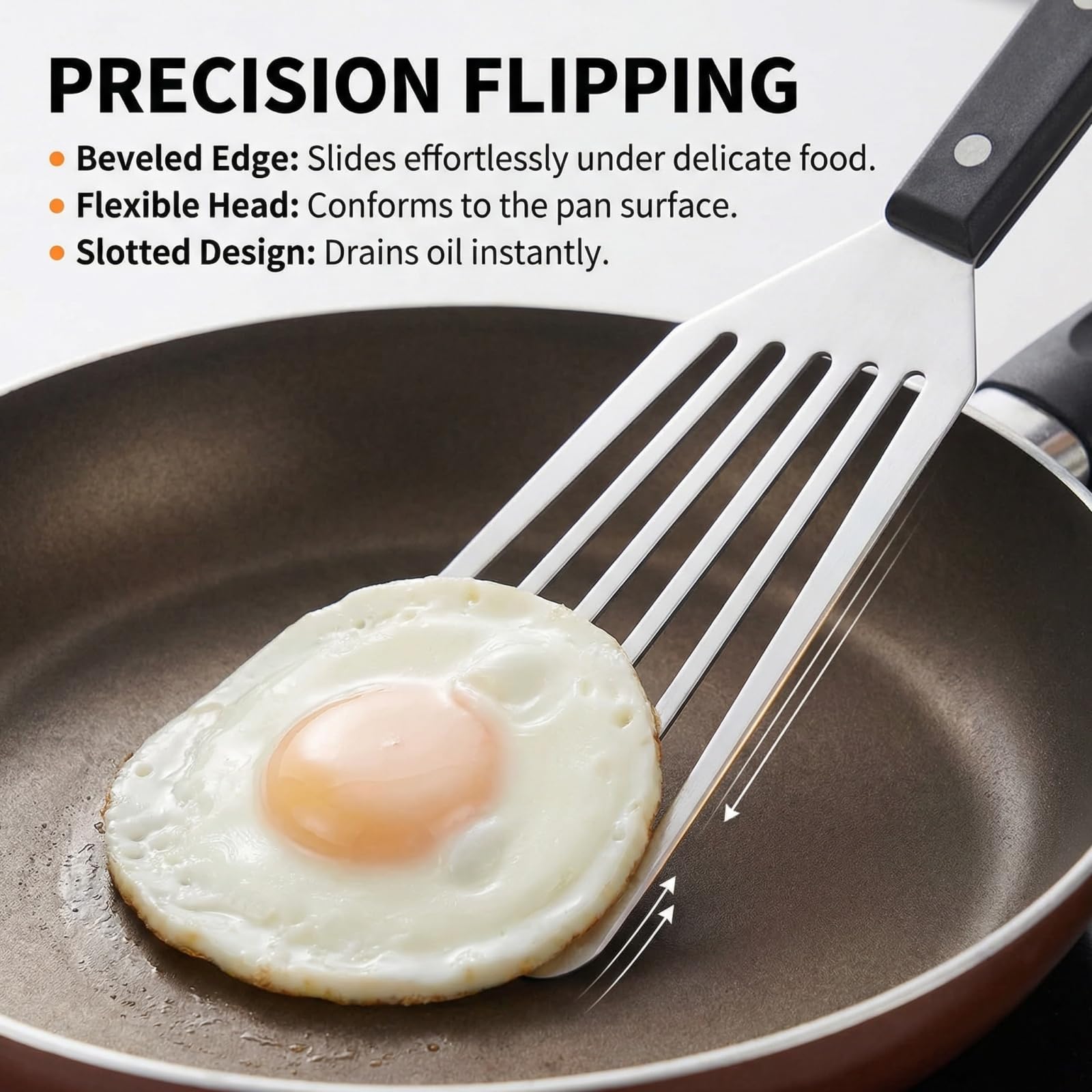 Spatula suitable for cooking and grilling