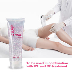 Cooling gel for radio frequency skin care devices