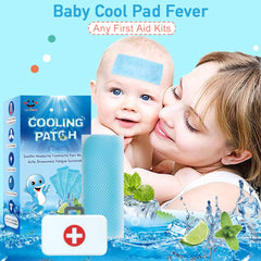 Cooling gel patches for fever relief EasYeah
