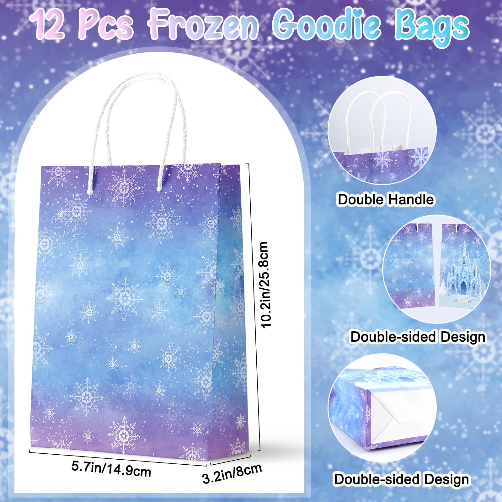 Snowflake stamps 12 count included