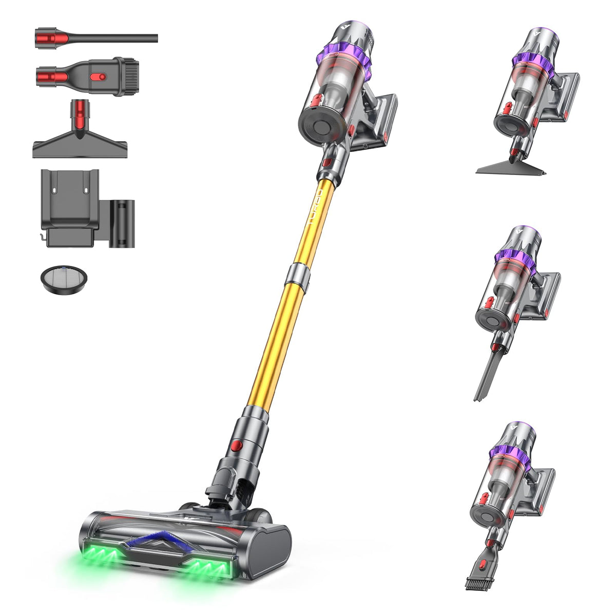 Coovy SU7 Ultra cordless vacuum body and handle