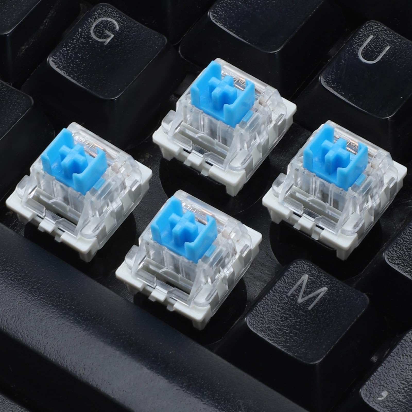 Plastic shell copper contacts steel springs switches