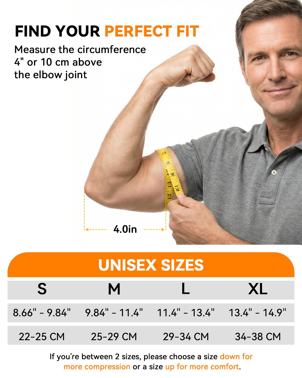 Breathable moisture-wicking elbow sleeve detail