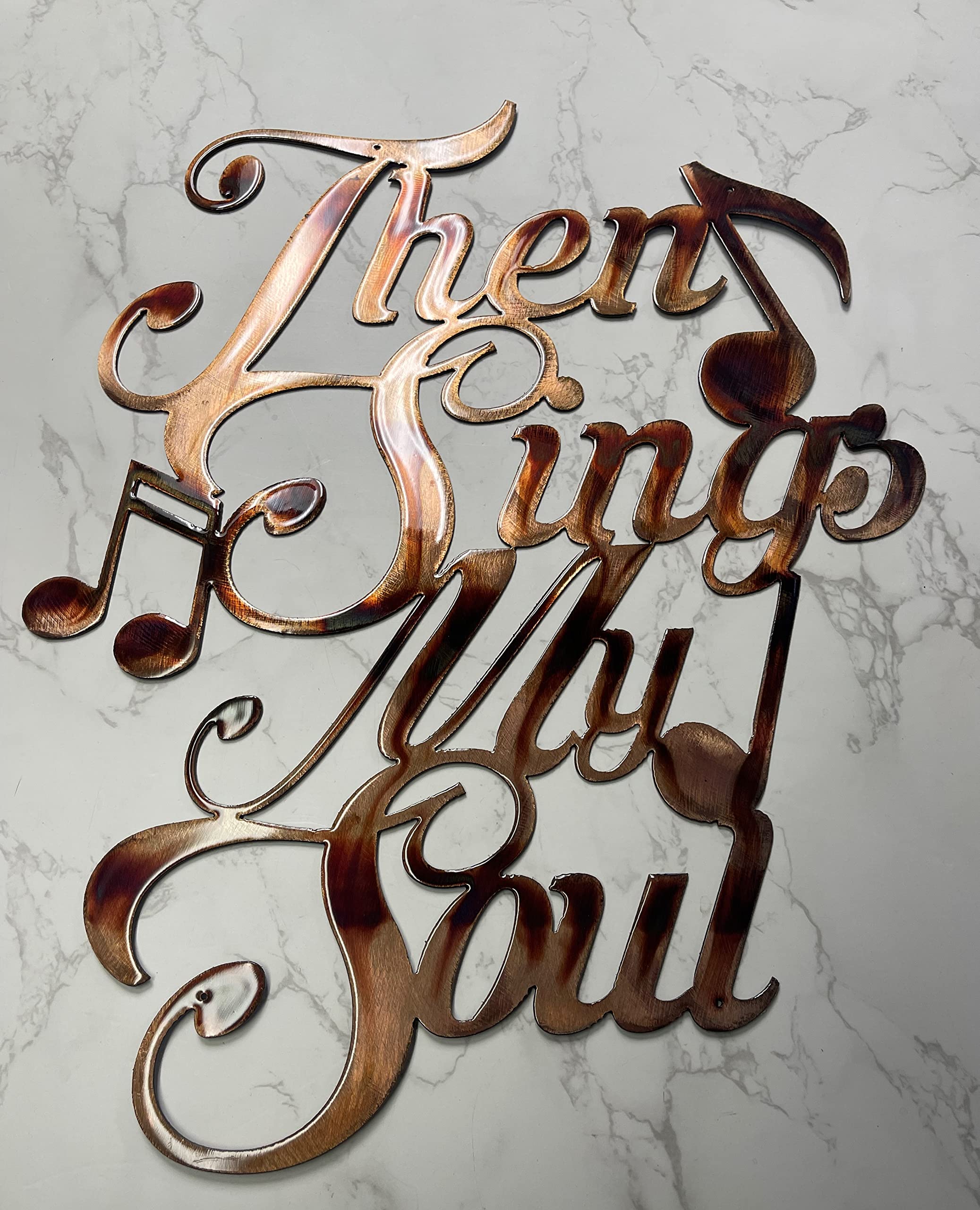 Copper plated metal wall art 14x18 HG Design Original