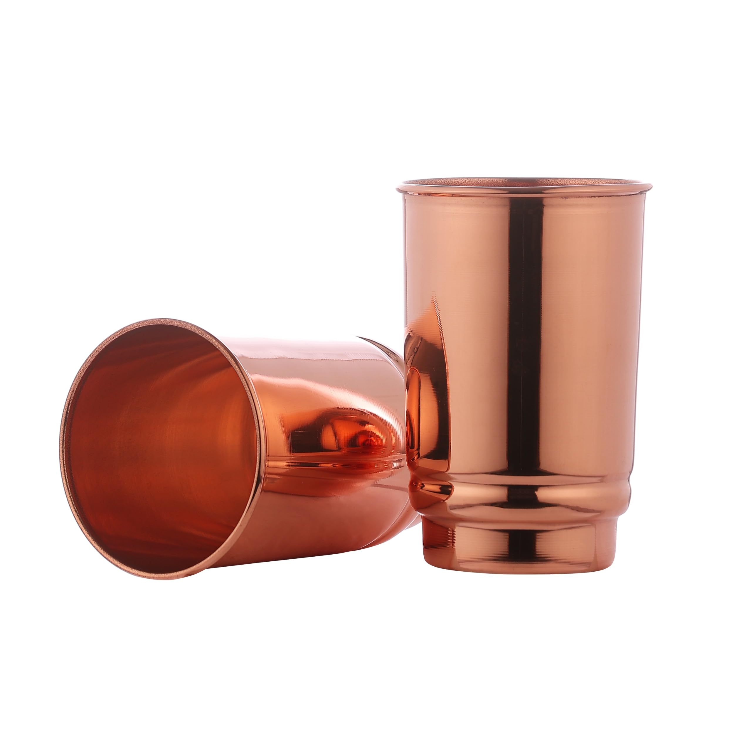 Pure copper tumbler unlined no coating 350 mL