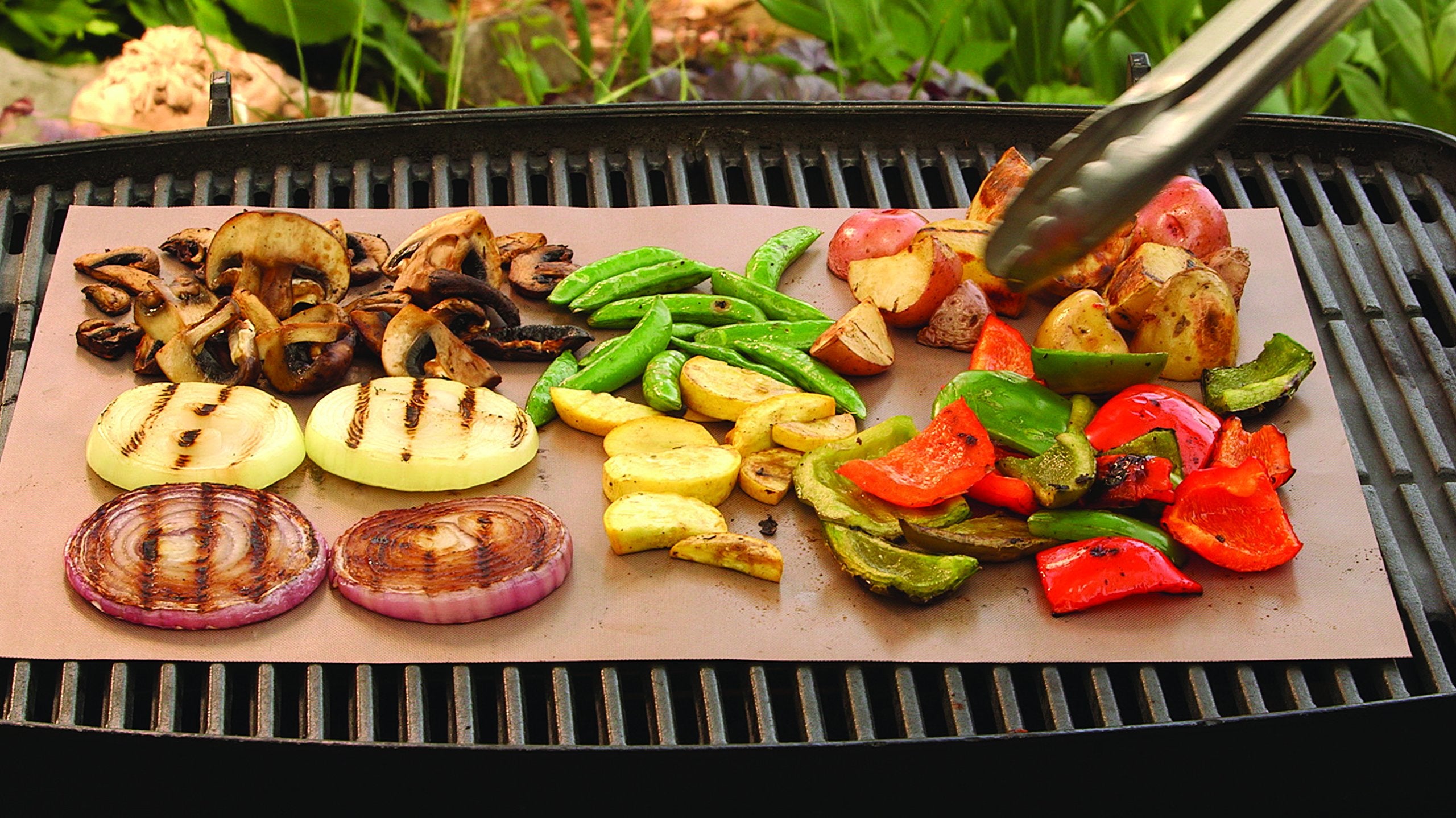 YOSHI copper grill bake mats 2 pack for grilling
