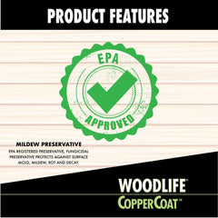 End cut protection for pressure treated wood with CopperCoat Green