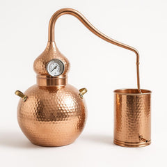 Copperholic alembic still for essential oils distillation 5 L