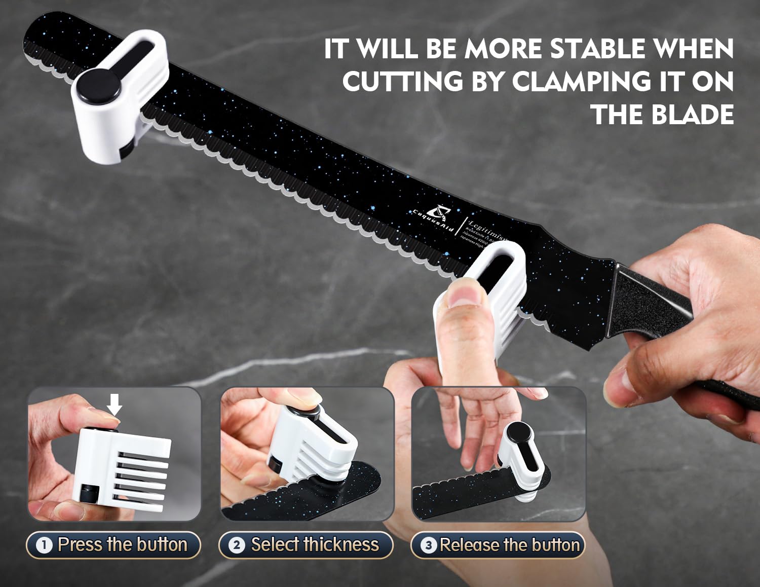 11.6 inch blade length suitable for crusty loaves