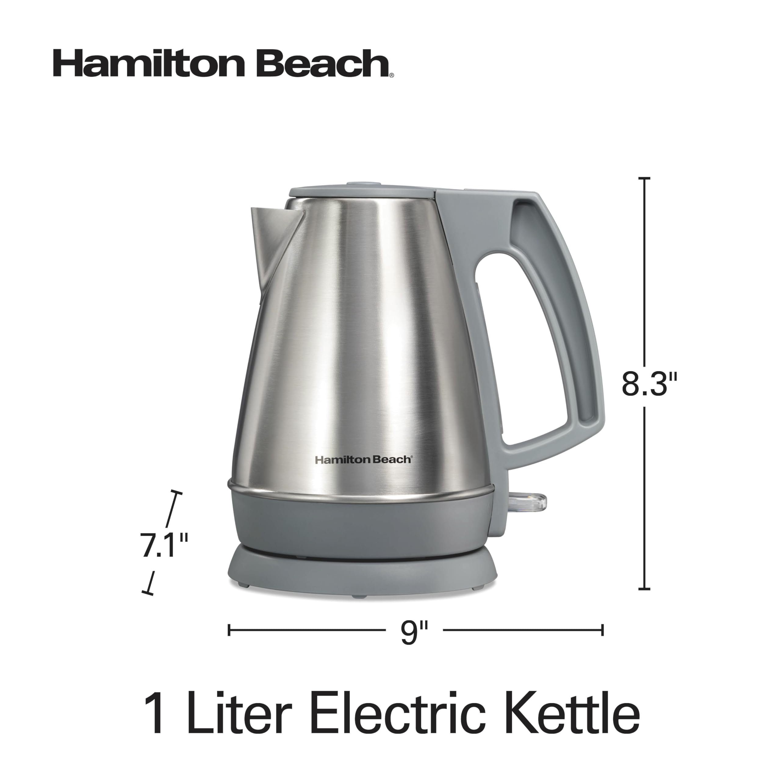 Green LED indicator during heating on kettle