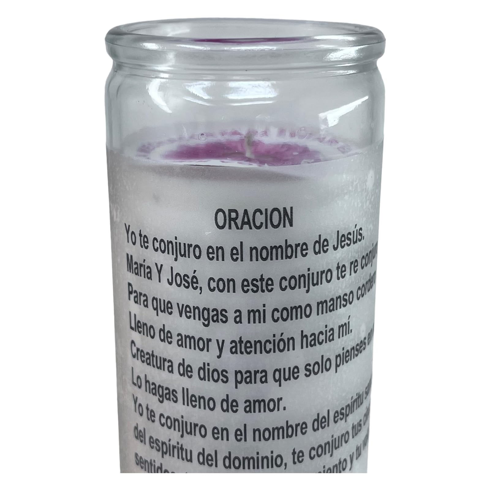 Veladora artesanal en vaso grande de 14 oz