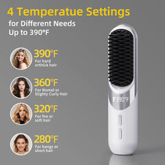 Cordless Mini Hair Styler AI memory feature