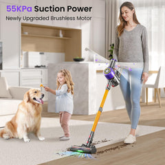 1.5 L dust container on cordless vacuum cleaner