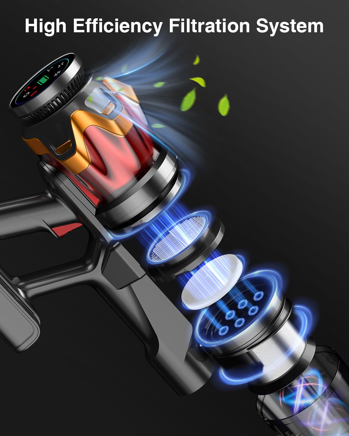 V-shaped anti-tangle brush detail