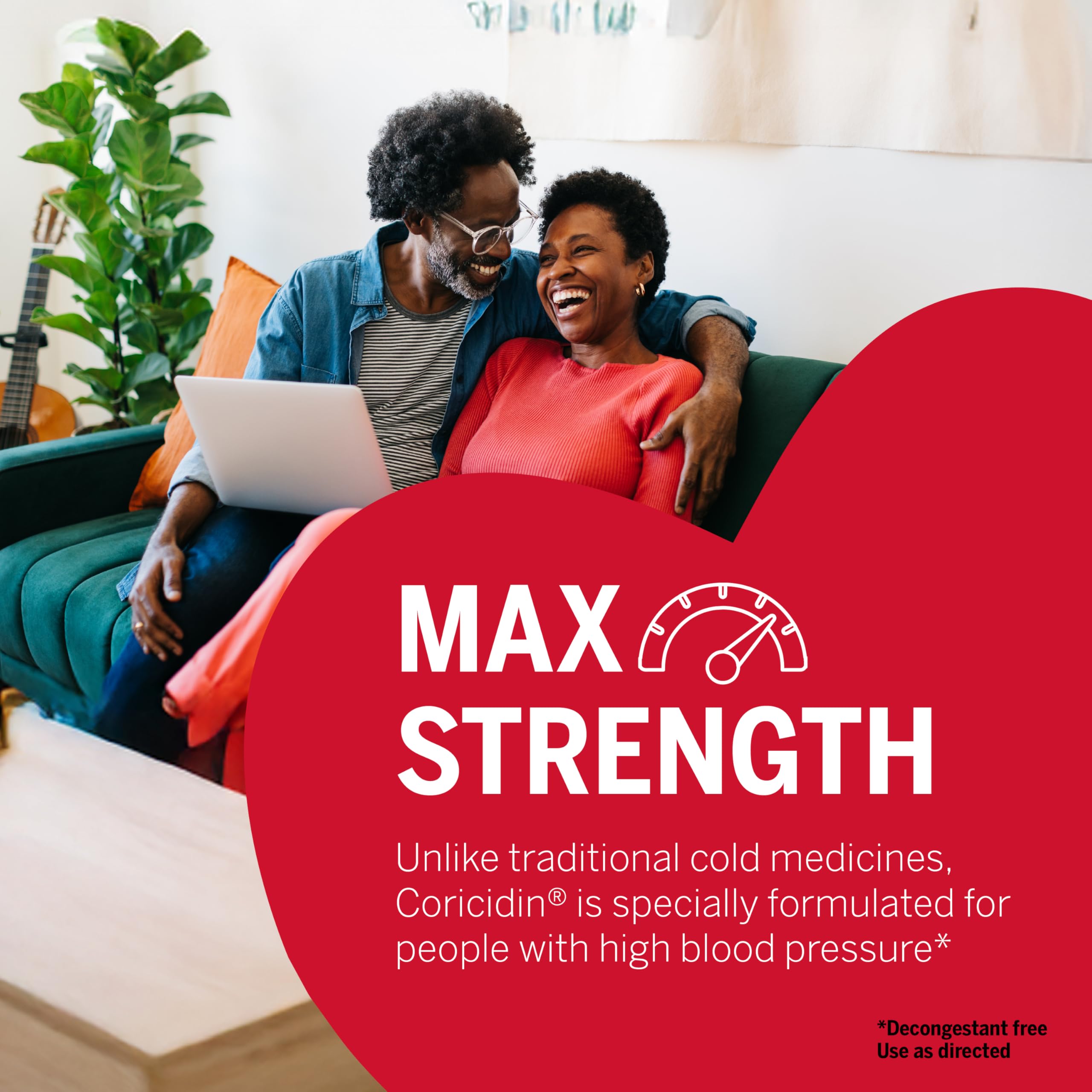 Maximum Strength Coricidin HBP packaging label