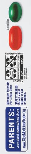 Coricidin HBP 24 count packaging back panel