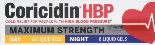Decongestant-free Coricidin HBP box side view