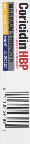 HSA/FSA eligible Coricidin HBP packaging text