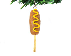Corndog Ornament clay non-toxic materials