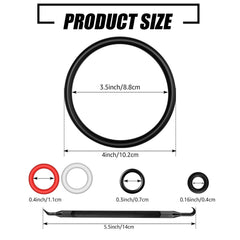 Corny keg sealing o rings for ball lock posts and lid