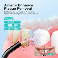 Flosser braces care with four nozzles