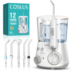 COSLUS E2 water flosser white compact design