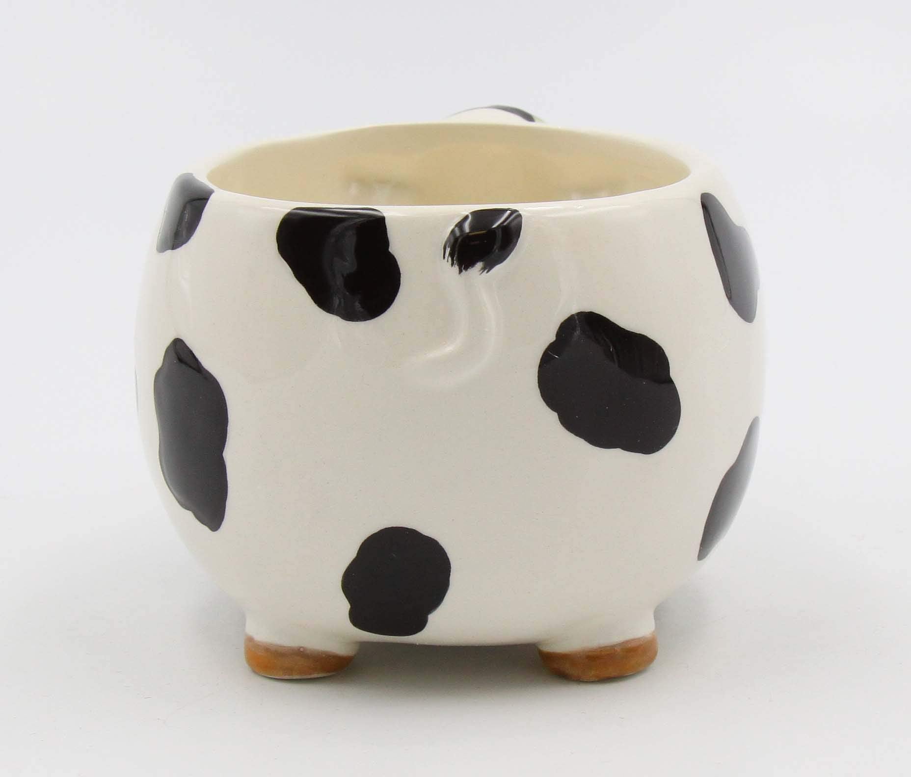 Country barnyard cow candy dish in ceramic Cosmos Gifts