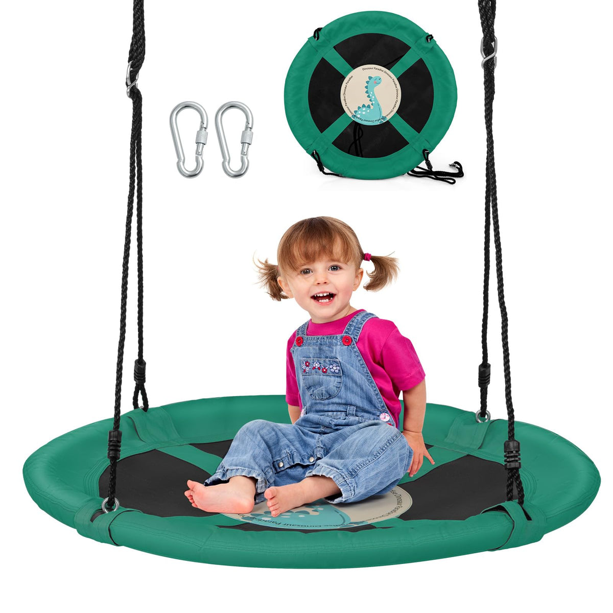 Costzon 40 inch saucer tree swing for kids