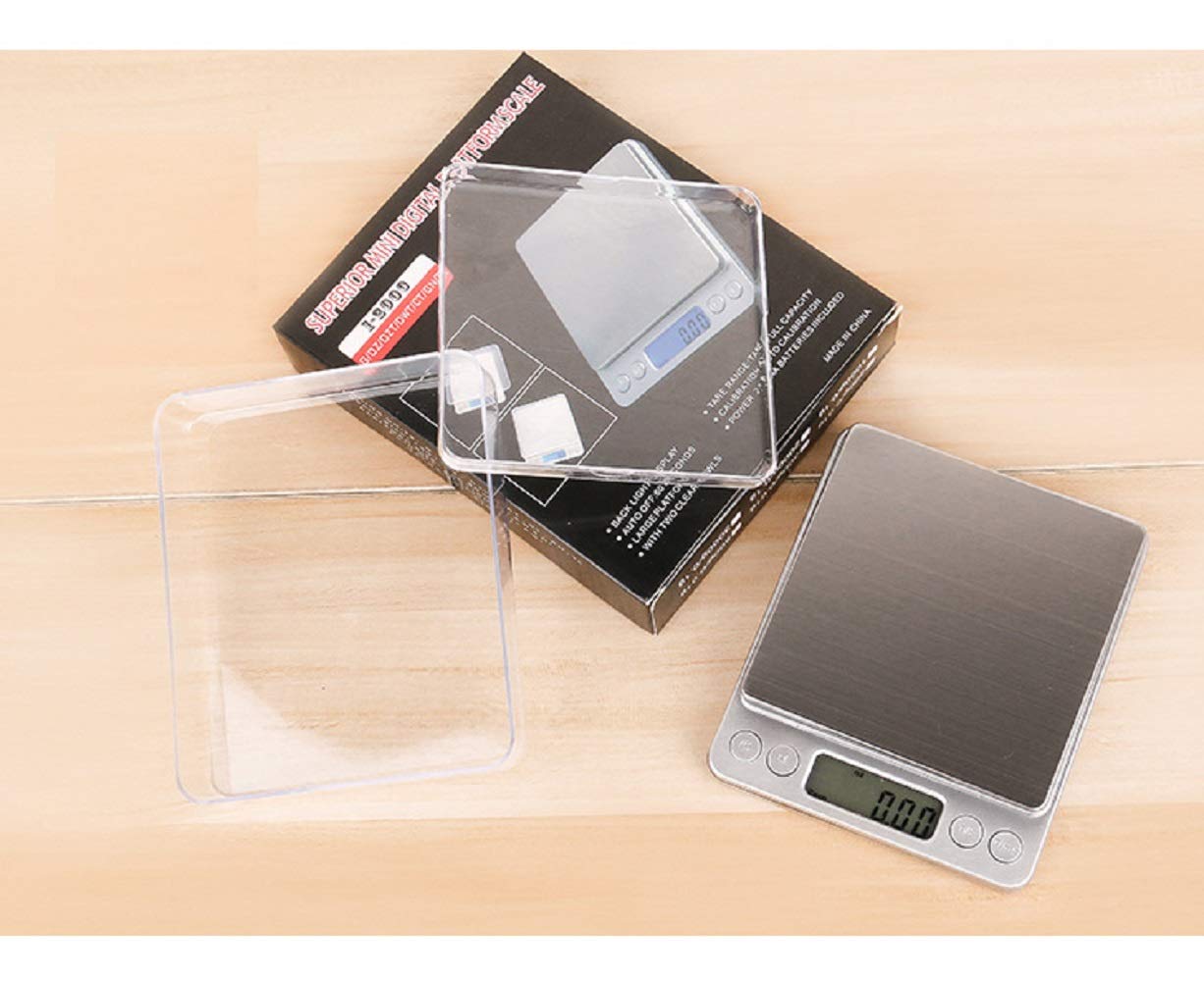 Cotchear scale stainless steel weighing surface close up