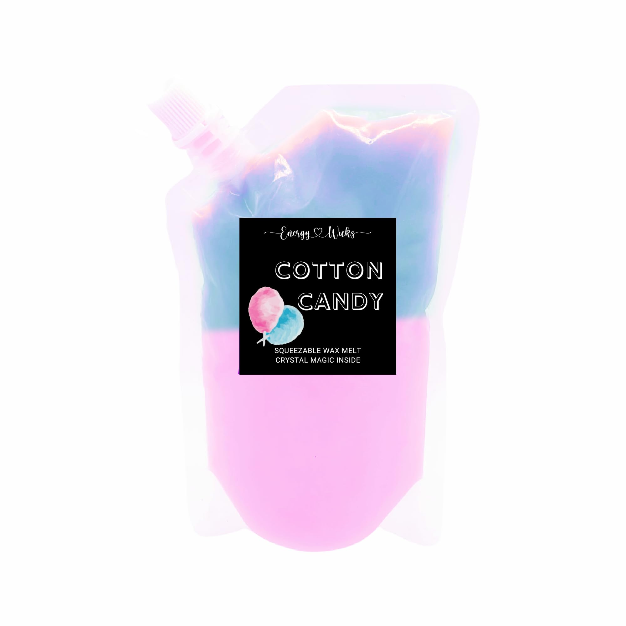 4 oz Cotton Candy Squeeze Wax Melts packaging