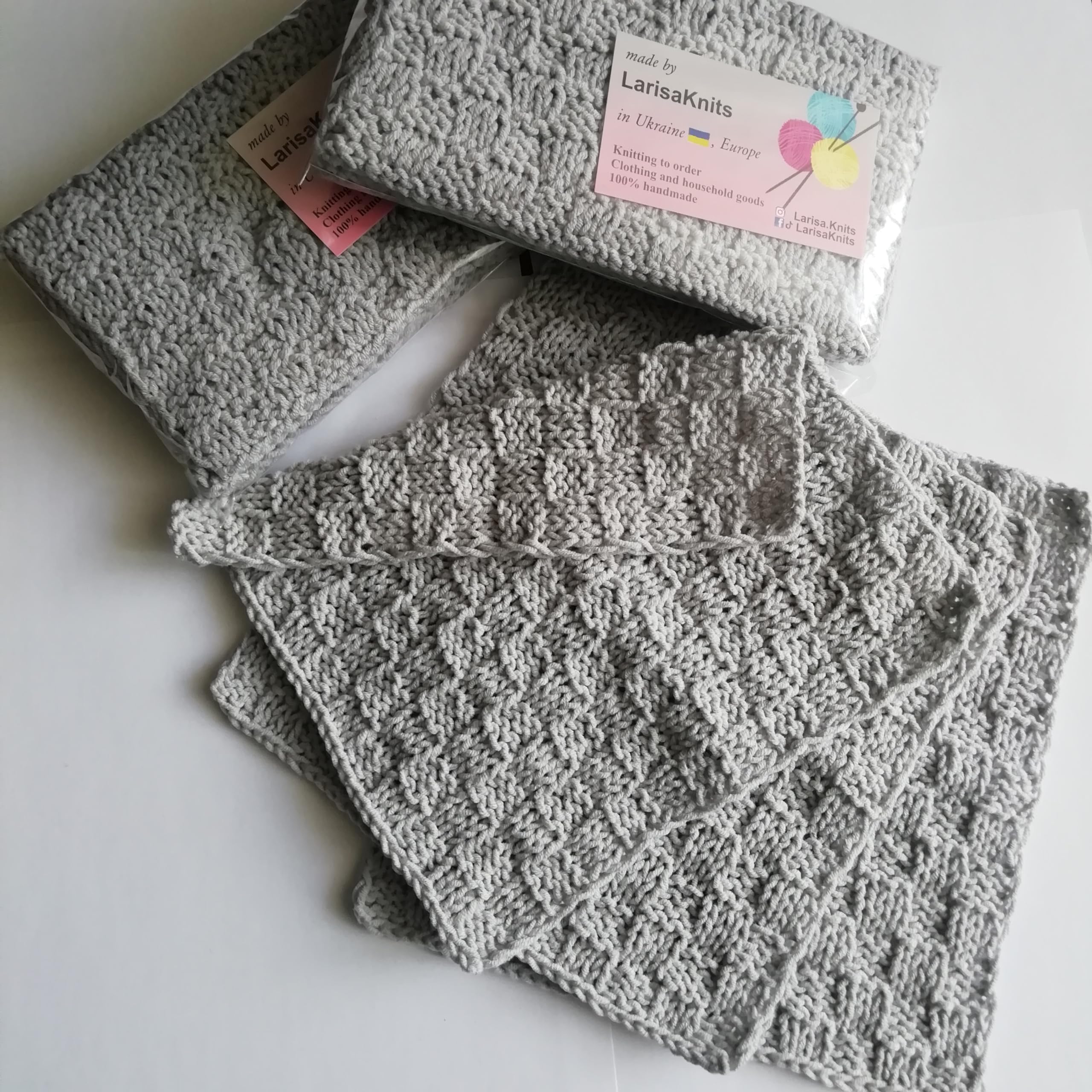 Close knit dishcloth by LarisaKnits